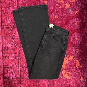 Black High-Rise Flare Jeans